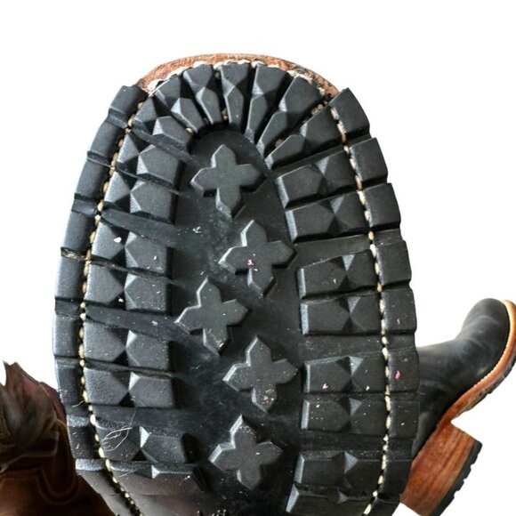 Code West Black Leather Engineer Boots Size & - Picture 6 of 9